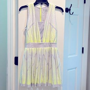 Lucky in Love Pleat Wave Tennis Dress XS